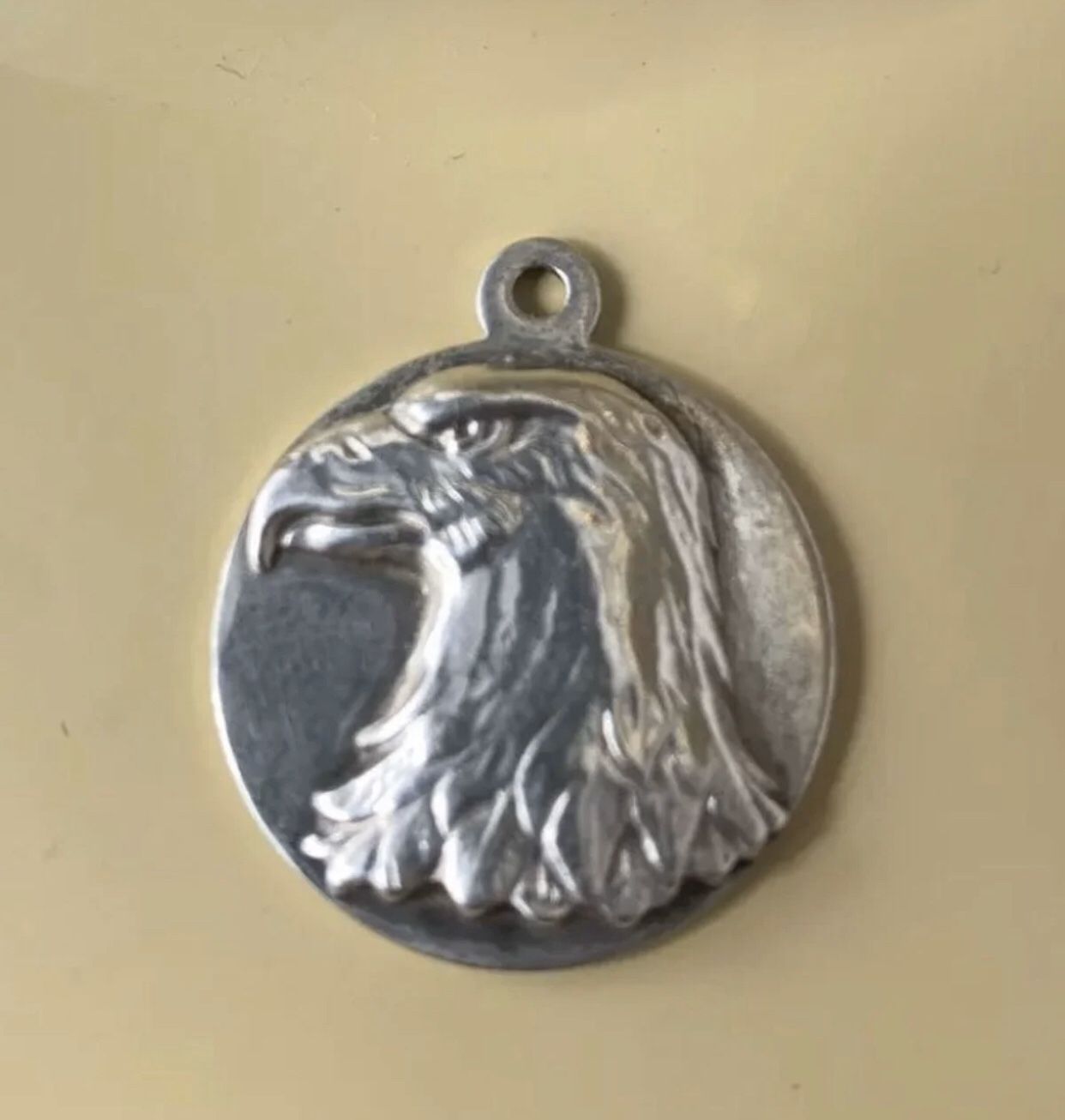 Tiffany & Co American Eagle Sterling Silver Pendant
