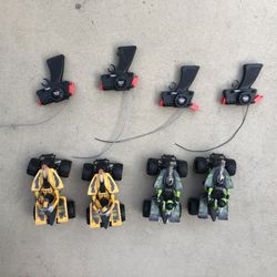 Four Complete Sets Of Battle Machines Quads