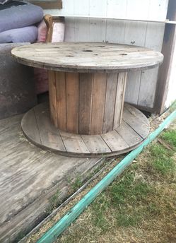 Large Wooden Cable Spool for Sale in San Diego, CA - OfferUp
