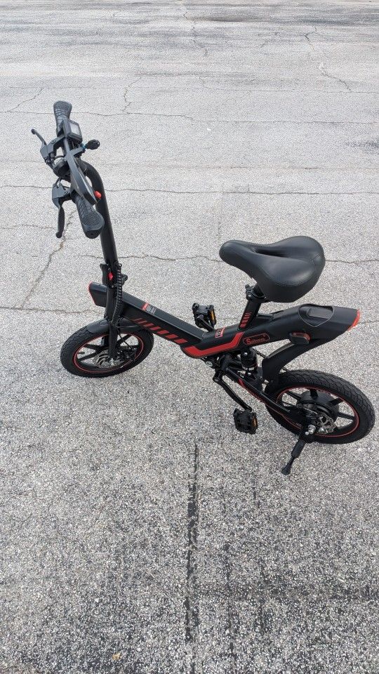 14'' Folding Electric Bike for Adults, Peak 500W Ebike for Teenagers, 20 MPH Ebike, Up to 50 Miles Foldable Electric Mini Bicycle with 374WH Battery