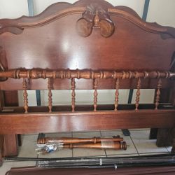 Cherry Wood Headboard/Footboard