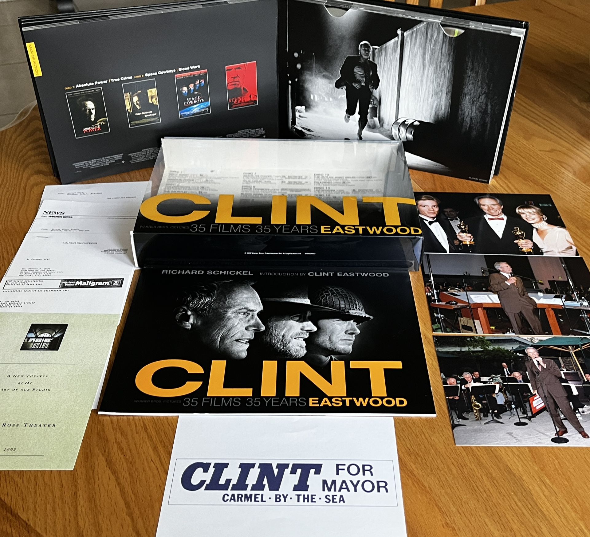 Clint Eastwood: 35 Films, 35 Years DVD collection 19-disc set released by Warner Bros.
