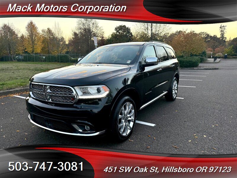 2016 Dodge Durango Citadel 3rd Row DVD's Loaded Navi back Up Cam