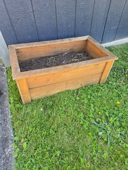 Wood planters