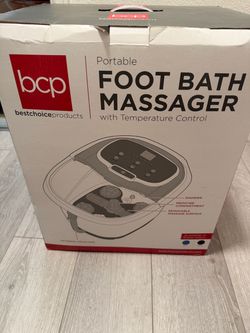 Portable Foot Massager.  New, never used.  /Máquina massage para los pies. Nueva.  Cash Only