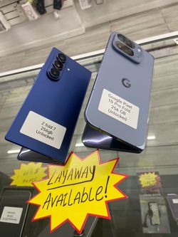 Z fold 7 & Pixel Fold unlocked. Cash or $50 down w approval