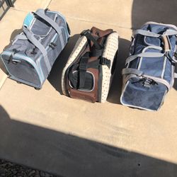 Rolling Dog/Cat Carriers (Set Of 3 )