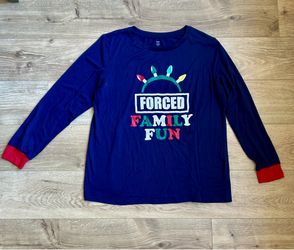 Holiday Time Long Sleeve Pajama Top Size L (12-14)