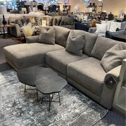 PAEANNA STORM 3 PCS SECTIONAL SOFA COUCH FINANCE AND DELIVERY AVAILABLE 