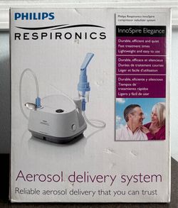 Philips Respironics Aerosol Delivery System Innospire Compressor Nebulizer New
