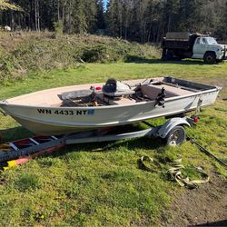 Aluminum boat 12 foot long