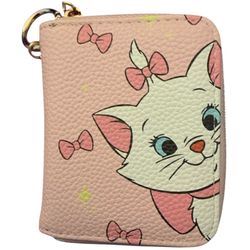 Disney Aristocats Marie Zippered Card Holder Wallet Accordion Pink