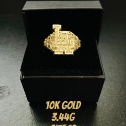 10k NUGGET L.A RING 