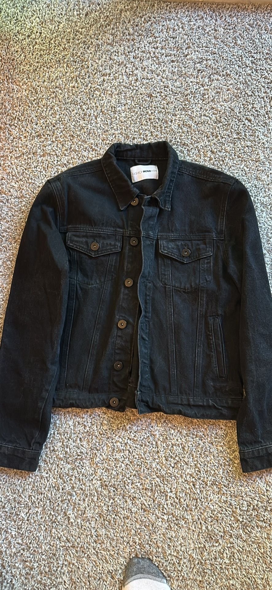 Fashion Nova Black Denim Jacket