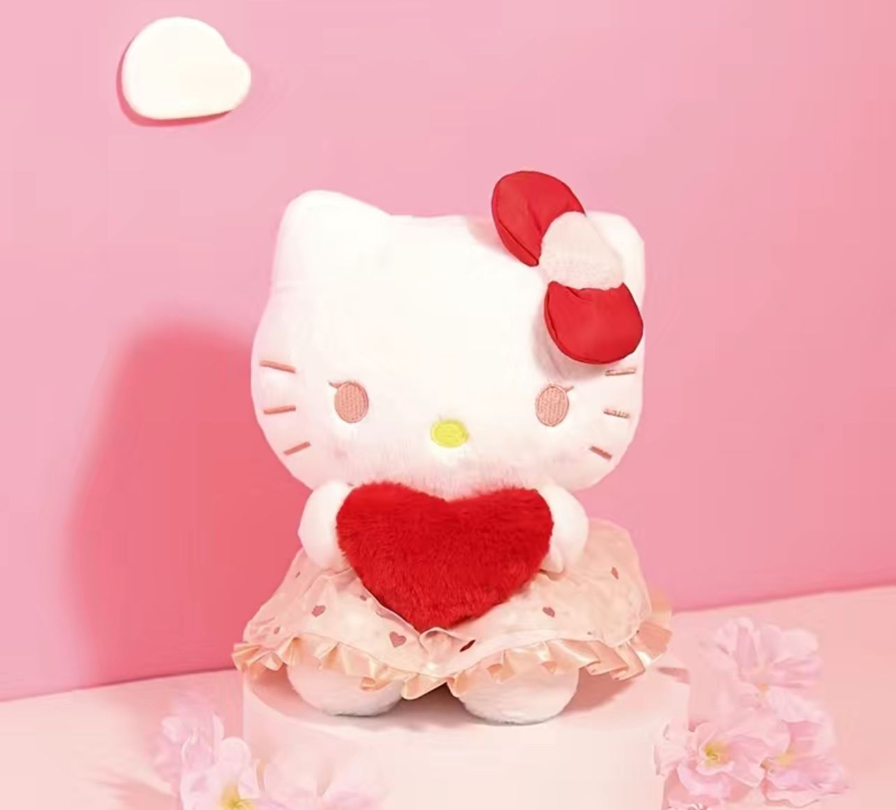 New White Pink Sanrio Hello Kitty Large Plushie