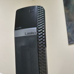 Lasko 22” Tower Space Heater with Timer & Remote, 1500W, Black