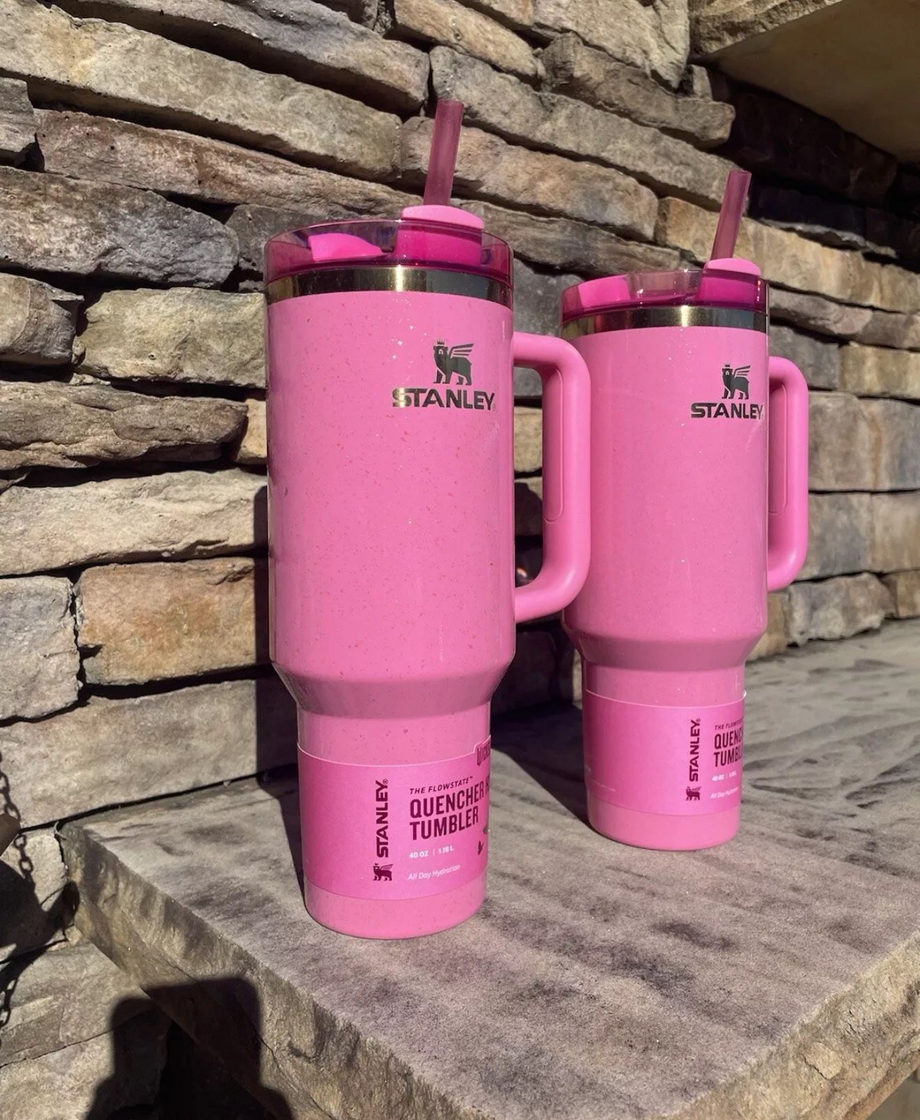 Stanley 40oz tumbler Quencher Glinda Pink Home & Garden