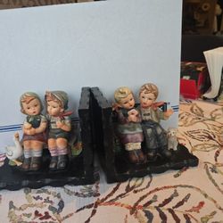 Vintage Hummel Book Ends