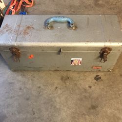 Vintage Union Super Steel Tool Box