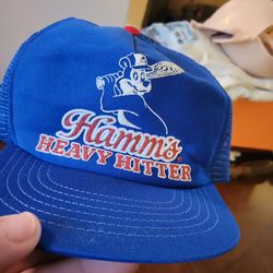 Vintage Hamms Heavy Hitter Trucker Cap