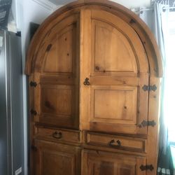 Arched Armoire & Furniture Piece *Please Read Description*