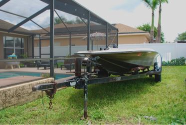 Boat and trailer