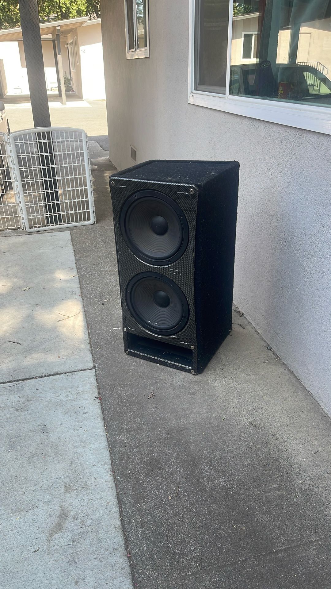 Speaker Box For Car 12” X2 Pioneer Speakers