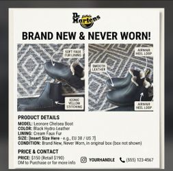 Dr. Martens Leonore Chelsea Boot Black