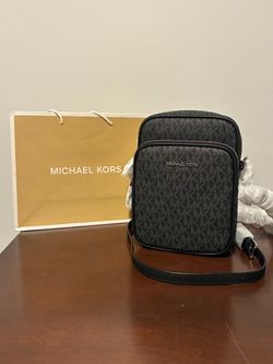MICHAEL KORS Black Logo Crossbody Bag