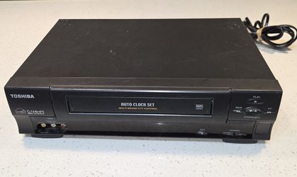 Toshiba W-501 4 Head Hi-Fi VCR Player & Recorder Tested, no remote