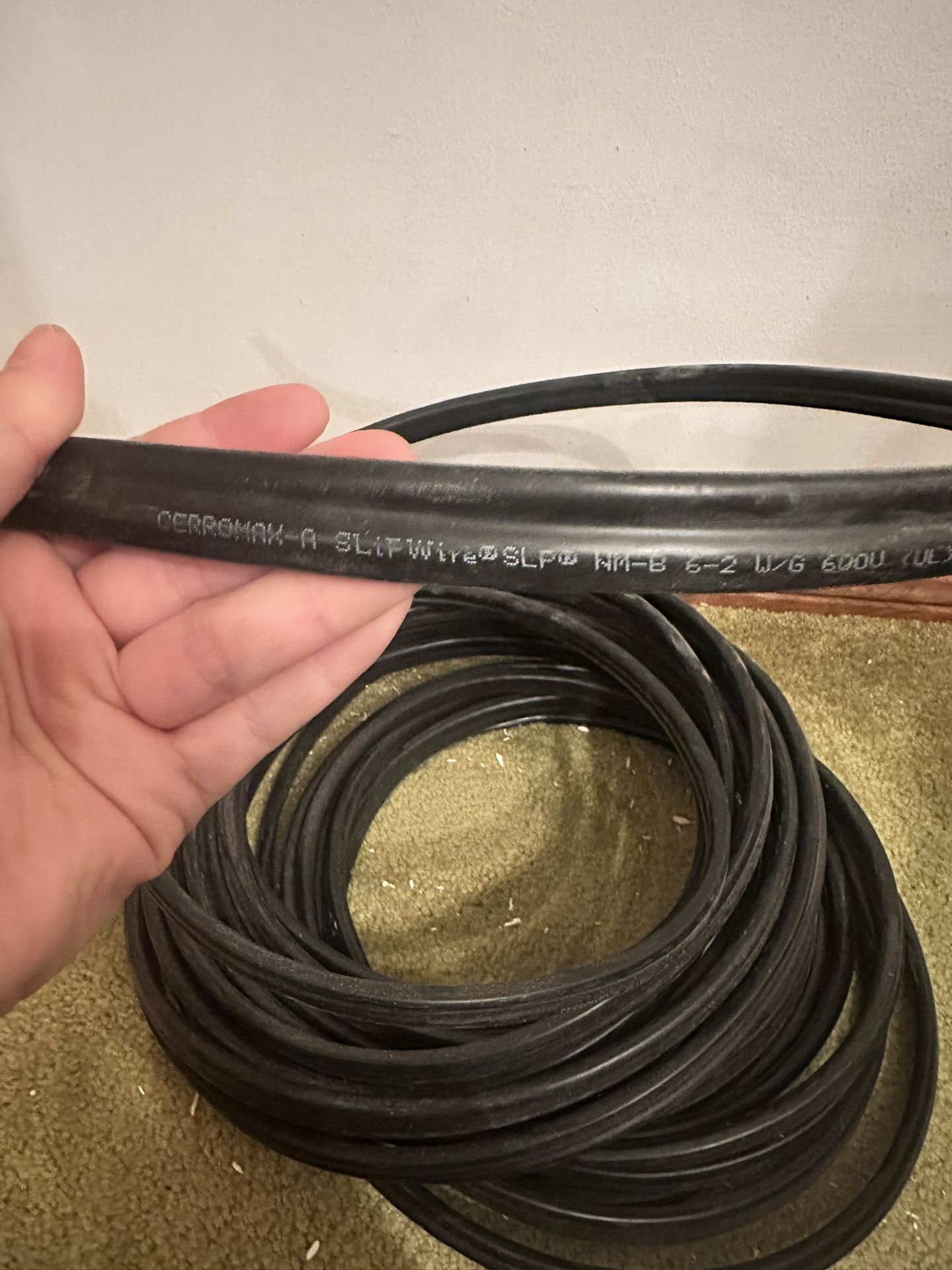 NMB Copper Building Wire 60ft 6/2 Black