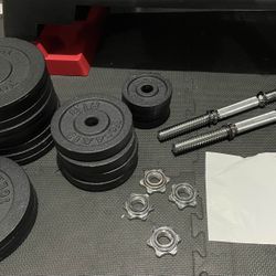 Adjustable Dumbbells Set 200lbs Total Weight