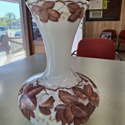 BEAUTIFUL Vintage  Fenton  Consolida GLASS  FLORAL Motif  1940 To 1950S