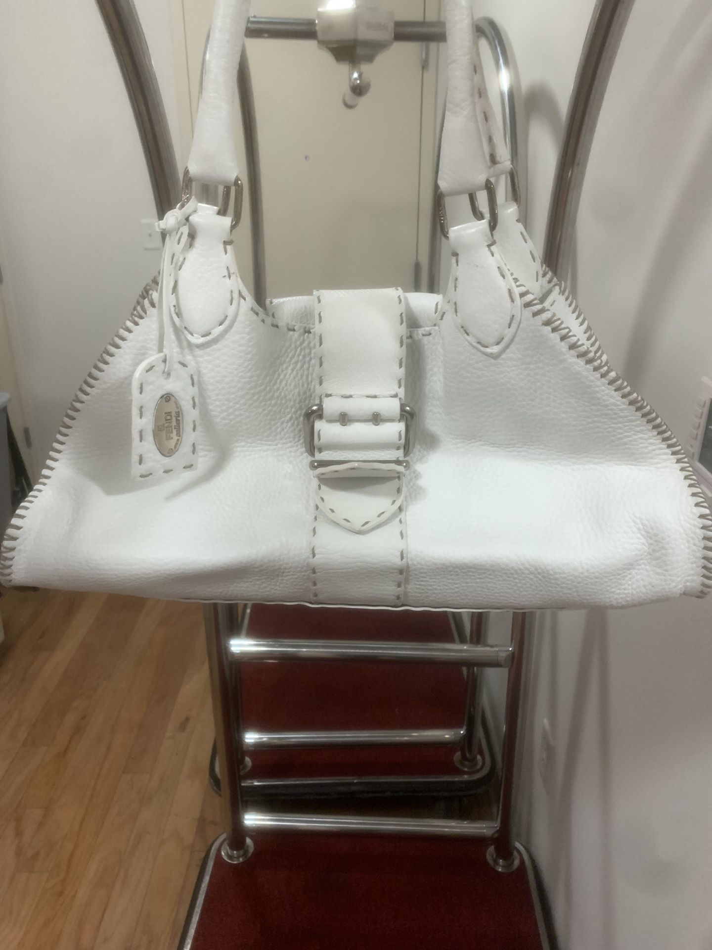 Fendi white tote bag/purse