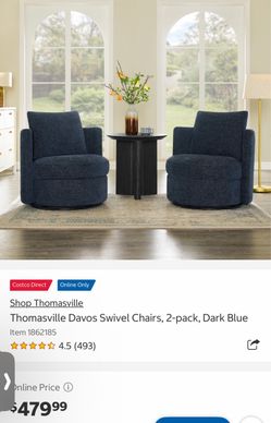 Black Swivel Accent Chair with Cushion