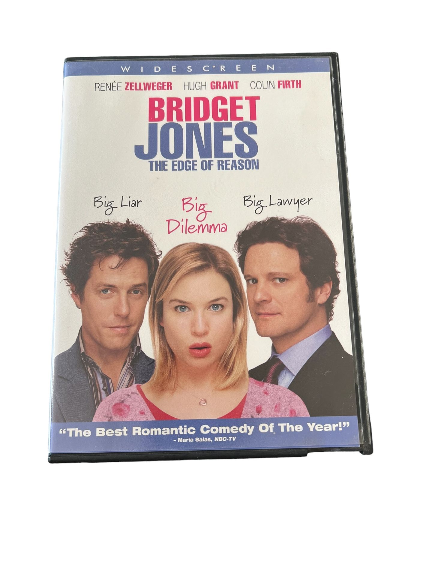 Bridget Jones: The Edge of Reason (DVD, 2005, Widescreen) This DVD is a must-have for all fans of romantic comedies. Starring Hugh Grant, Colin Firth