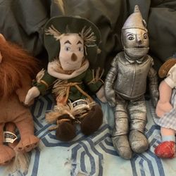 Vintage Wizard Of OZ plush dolls