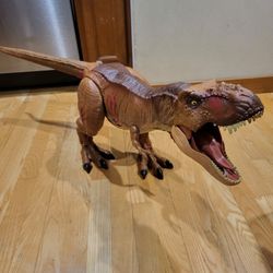 Jurassic World Super Big! T-Rex 42" Chomp on Small Toys And Store in His Belly