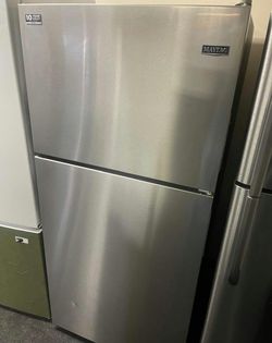 Maytag Top Mount Refrigerator Stainless Steel