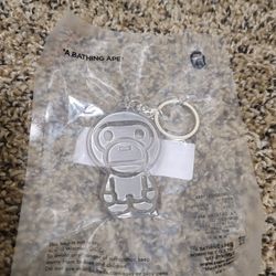 Bathing Ape Baby Milo Reflective Keychain 
