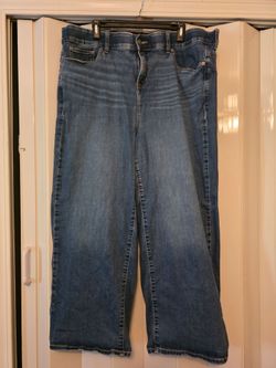 Torrid Bombshell Wide Leg Blue Denim Jeans