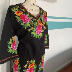 Embroidered Mexican Shirts Plus Size 