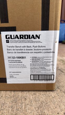 Shower/tub transfer bench with back