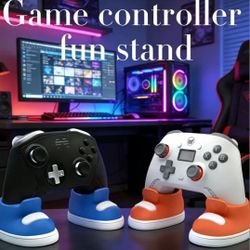 Game Controller Fun Stand/Shoe-Shaped Holder/Colorful/PS4/PS5/Xbox Controllers/Perfect Gift for Gamers/Birthdays/Christmas/Valentine's Day/Desktop Dec