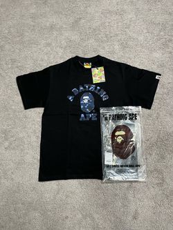 A Bathing Ape BAPE College Logo T-Shirt Black