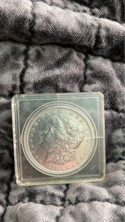 Morgan silver dollar 1889 pure silver, great condition!