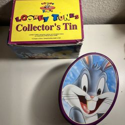 Vintage 1996 Bugs Bunny Collector's Tin Warner Brothers Looney Tunes