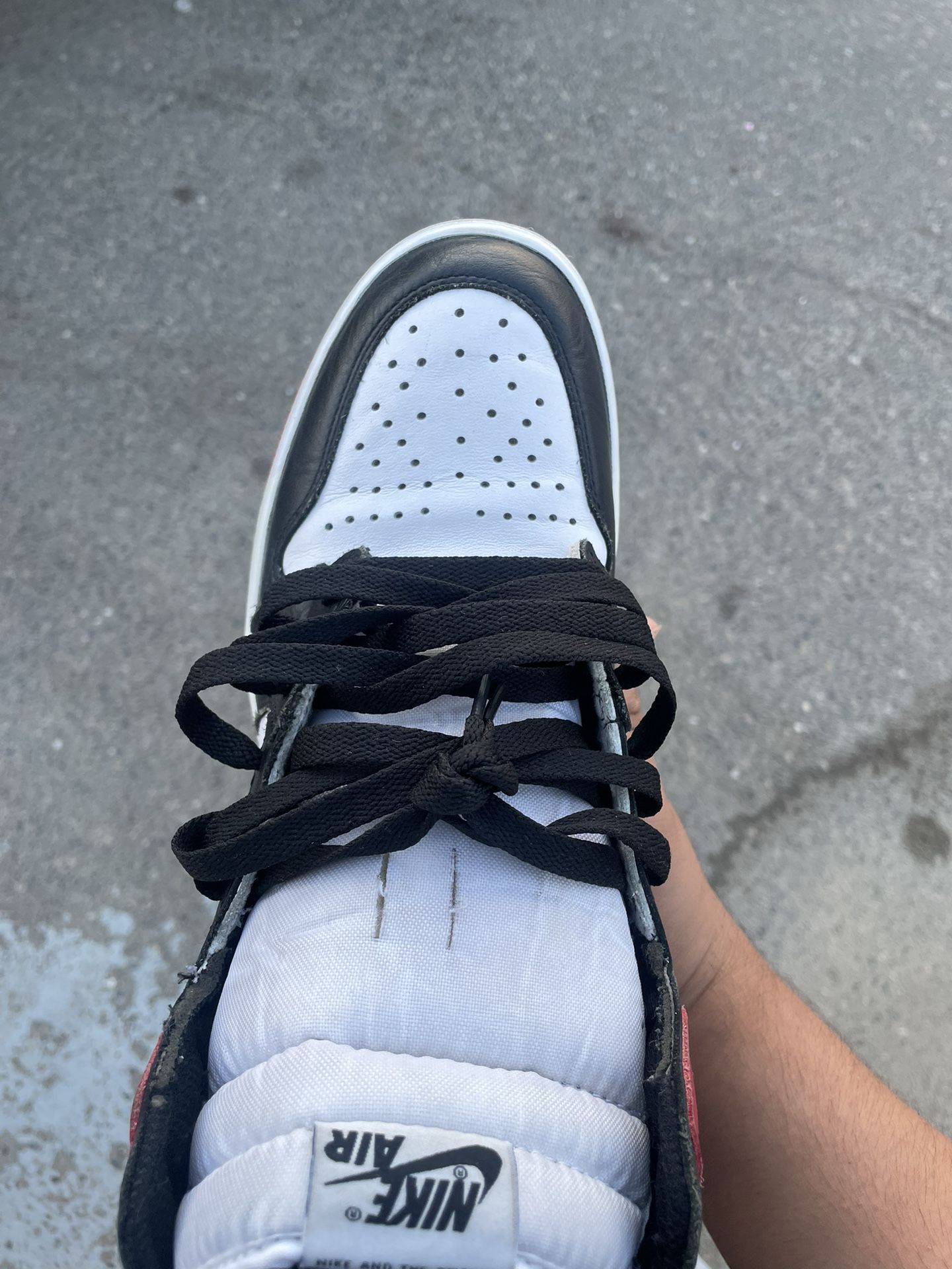 jordan 1 black toe for sale