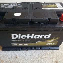 DieHard Gold Truck Car Battery H7 Group 94R Perfect Condition 