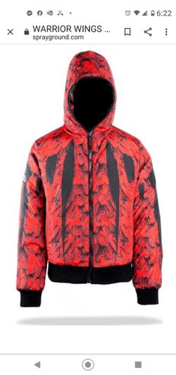 Sprayground Warrior Wings Reversible Down Coat Size S